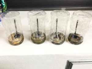 ガソリン添加剤比較の実験結果