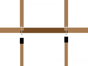 木材の接合部